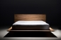Preview: orig. SLIM l Modernes Design Bett 140x200 aus Massivholz
